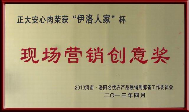 5.營(yíng)銷(xiāo)創(chuàng  )意獎2013.4